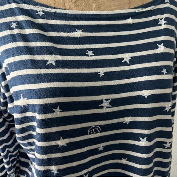 UNIFORM EXPERIMENT x FRAGMENT sz 2 M Long Sleeve Striped Blue Boatneck T… - Picture 5 of 10